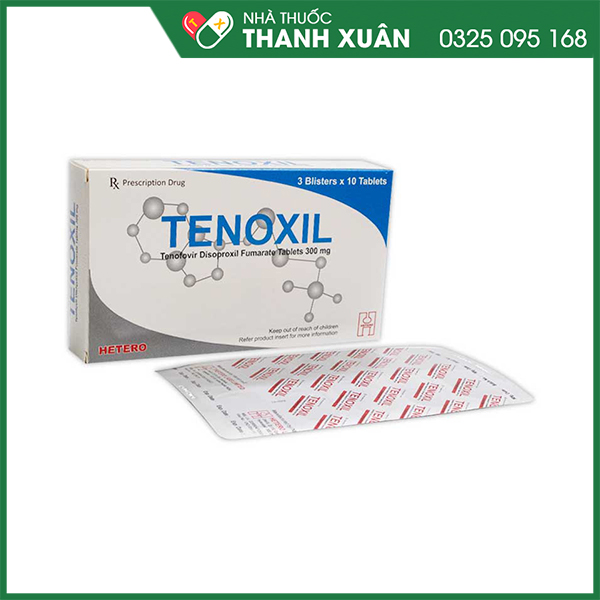 Tenoxil điều trị viêm gan B, HIV